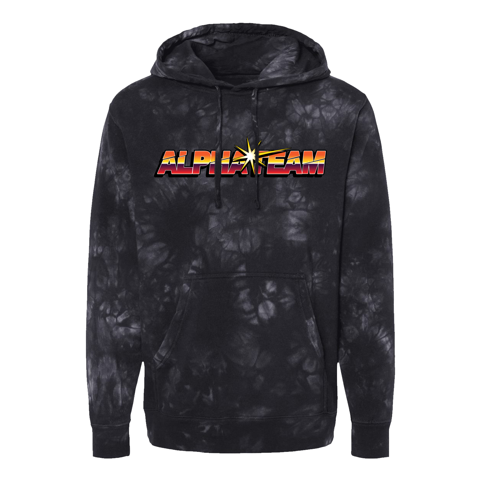 ALPHA TEAM TIE DYE PULLOVER HOODIE (LIMITED EDITION)